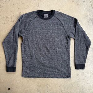 Prana Crewneck Sweatshirt Large Heather Gray Made in India